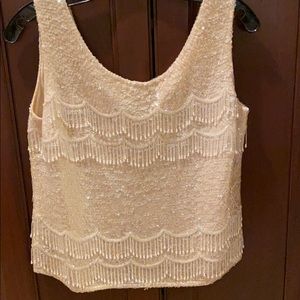 VINTAGE 1965 SEQUIN & BEADED TOP FROM 1…